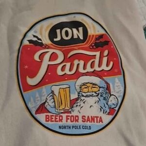 Jon Pardi Beer for Santa Sweatshirt Size Large And XXL